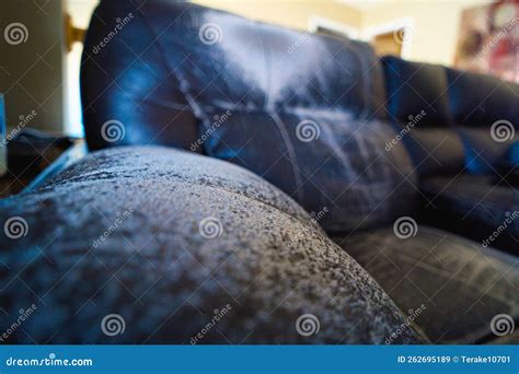 Peeling Couch Wear And Tear Stock Image Image Of Lounge Relaxation