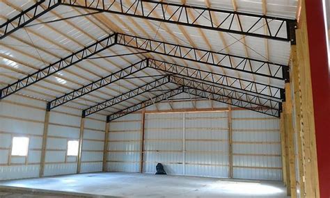 Pole Barn Kits American Pole Barns In 2020 Steel Trusses Pole Barn