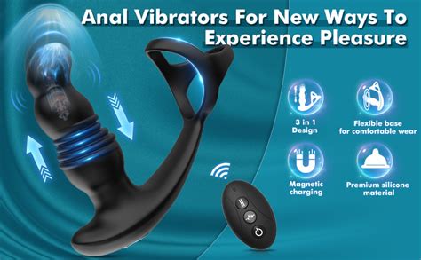 3 In 1 Strong Thrusting Prostate Massager Anal Vibrator Alluriatoy