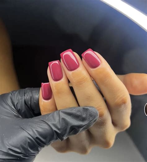 Pin By Kris Chesak Pansing On Nails In 2024 Dark Pink Nails Gel