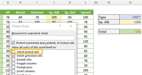 How To Protect A Worksheet Except For Individual Cells In Excel