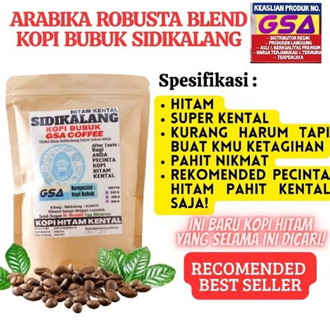 Jual Kopi Arabika Asli Robusta Original Blend Super Kg Kg Sidikalang