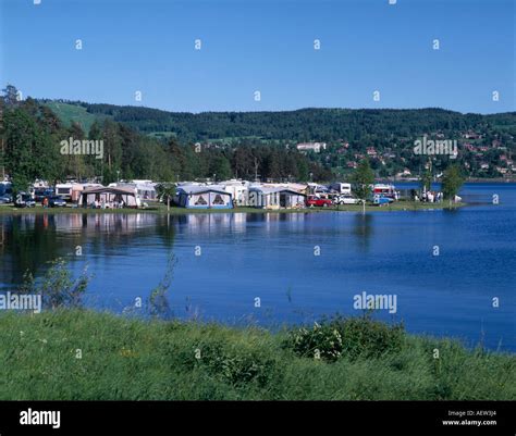 Camp Site Lake Siljan Rattvik Dalarna Sweden Stock Photo - Alamy