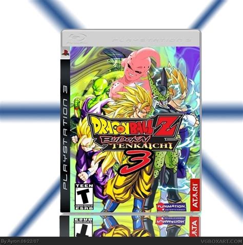 Dragon Ball Z: Budokai Tenkaichi 3 PlayStation 3 Box Art Cover by Ayron