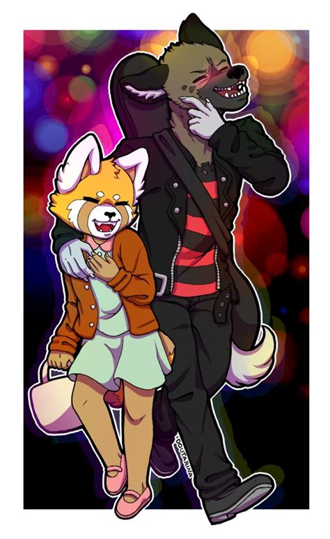 Haida And Retsuko Fanart By Doutarina Furry Art Furry Couple