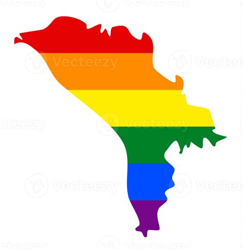 Lgbt Flag Map Of The Moldova Png Rainbow Map Of The Moldova In Colors