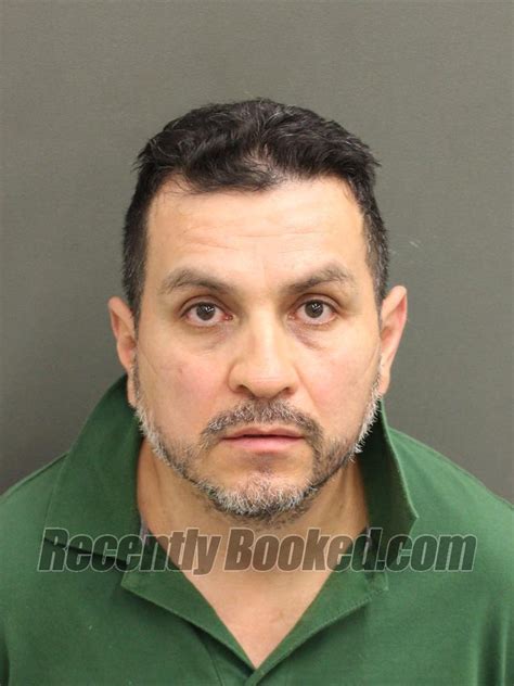 Recent Booking Mugshot For Alfredo Zendejas In Orange County Florida