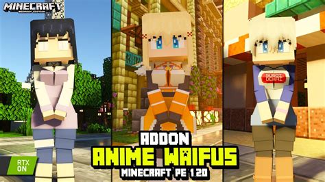 ADDON De NOVIAS Para MINECRAFT PE 1 20 Anime Waifus Addon MODS Para