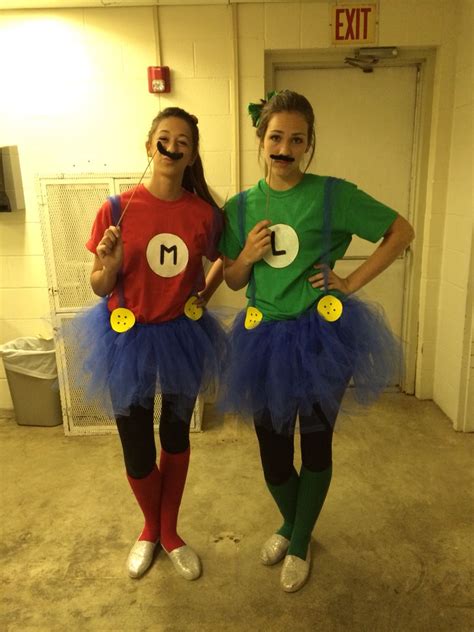 Mario And Luigi Halloween Costume For Group Of Two Luigi Halloween