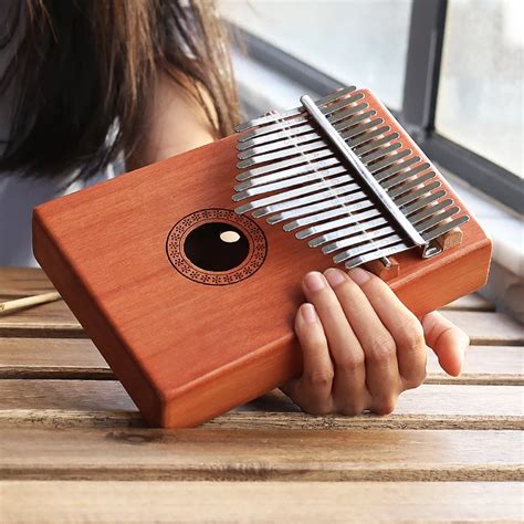 Schl Ssel Kalimba Daumen Klavier Hohe Qualit T Holz Mahagoni K Rper