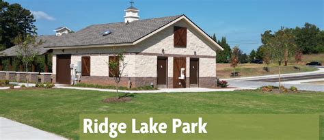 Ridge Lake Park Ribbon Cutting Ceremony City Of Sugar Hill