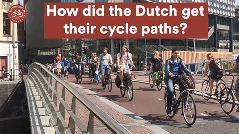 How Did The Dutch Get Their Cycle Paths Youtube