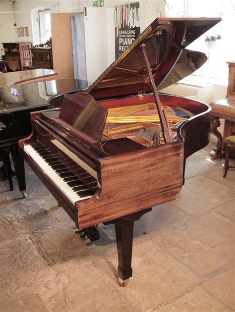 Bluthner Model 10 Grand Piano For Sale With A Mahogany Case And Spade