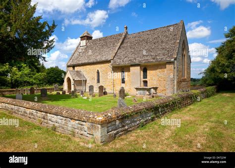 The old church at Hailes near Hailes Abbey, Gloucestershire, England ...