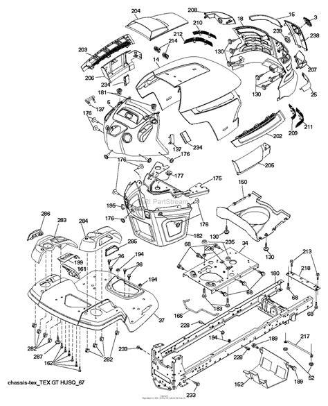 Husqvarna Yth Deck Parts Diagram Chartdevelopment