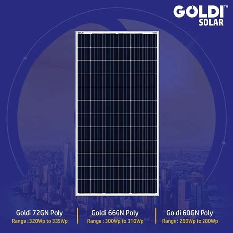 Goldi Green Solar Panel 24V 335 At Rs 26 Watt In Ahmedabad ID