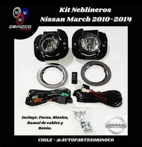 Kit Neblineros Nissan March Cuotas Sin Inter S