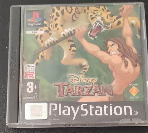 TARZAN DISNEY PS1 Jeu Sony PLAYSTATION 1 Complet Italien Eu Collection