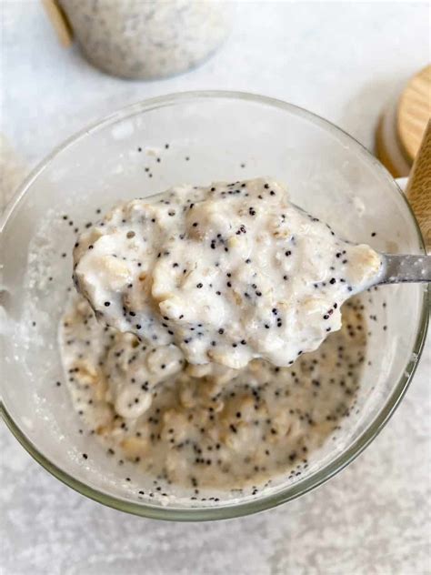 Lemon Poppy Seed Overnight Oats Lovely Delites