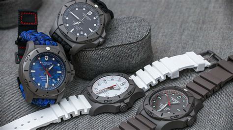 Victorinox Swiss Army INOX Professional Diver Titanium Watches Hands-On ...