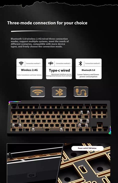 WEIKAV STARS80 V2 Aluminum Barebone Keyboard Kit 75 Hot Swappable RGB GASKET Custom Gaming