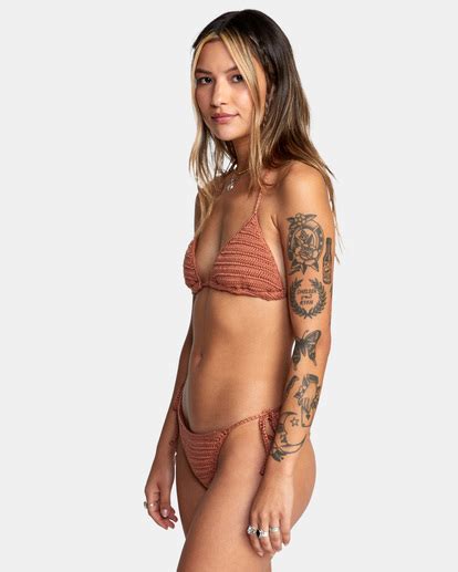 Camille Rowe Westside Top De Bikini Triangular Para Mujer Rvca