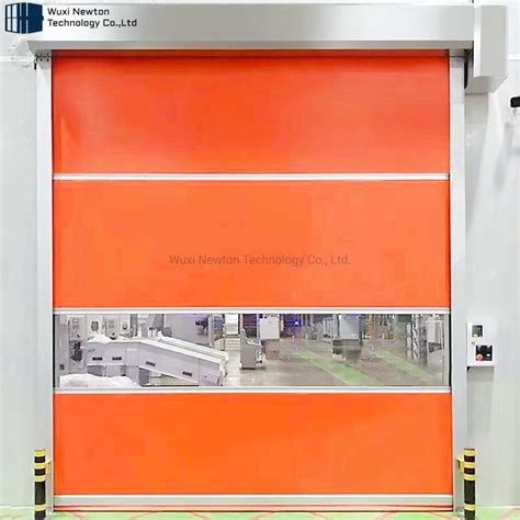 Industrial Fast PVC Roll Up Shutter High Speed PVC Door China High