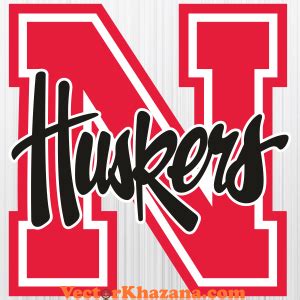 Huskers Svg Nebraska Cornhuskers Png