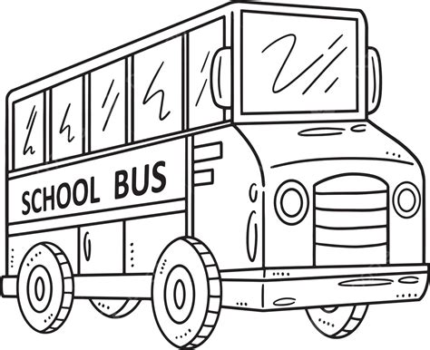 School Bus Drawing For Kids