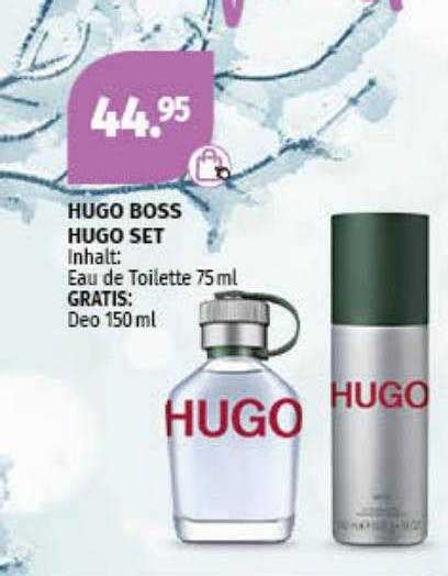 Hugo Boss Hugo Set Eau De Toilette Angebot bei MÜLLER - 1Prospekte.de