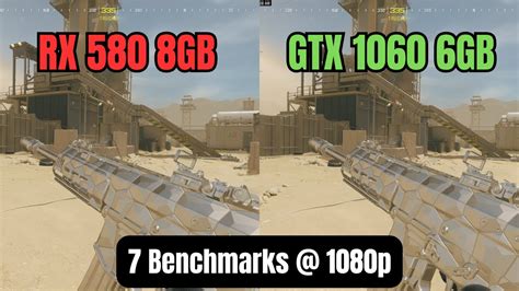 Rx 580 Vs Gtx 1060 1080p 2024 7 Benchmarks Youtube