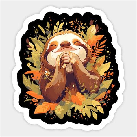 Sloth Sloth Sticker Teepublic