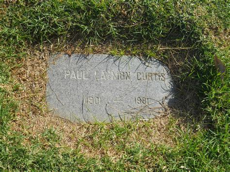 Paul Laymon Curtis Find A Grave Memorial