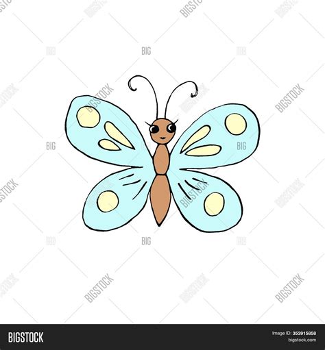 Cute Butterfly Illustration