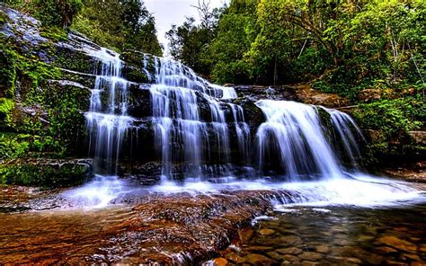 HD The Living Waterfall Wallpaper | Download Free - 102756