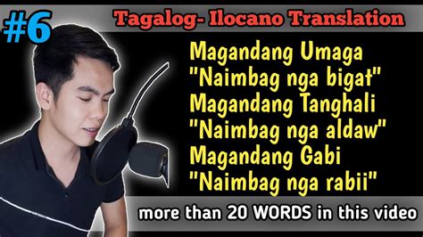 Lesson Paano Magsalita Ng Ilocano Basic Ilocano Words Phrases