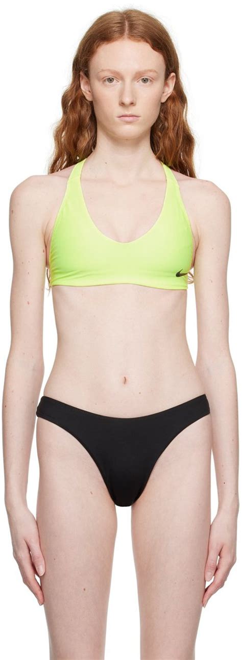 Nike Green Hydralock Bikini Top Volt Glow Nessc Solesense