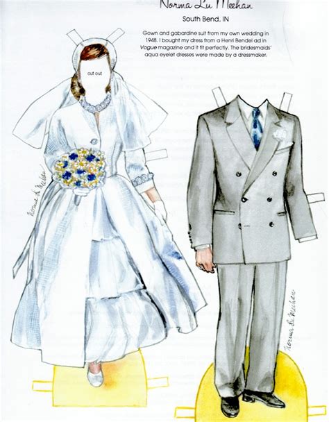 The Paper Collector Dress A Bridal Party Paper Dolls