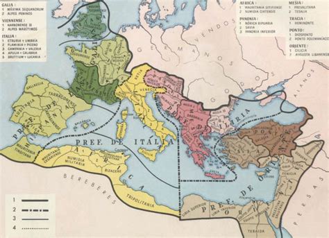 Pais Global Mapas El Imperio Romano El Dominado