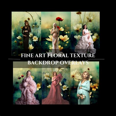 Fine Art Textures Floral Texture Photoshop Overlays - Etsy