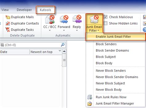 How To Add Sender Domain To Blocked Senders List In Outlook