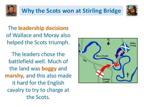 Scottish Wars Of Independence Reasons Scots Won At Stirling Bridge