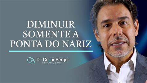 Diminuir Somente A Ponta Do Nariz Youtube