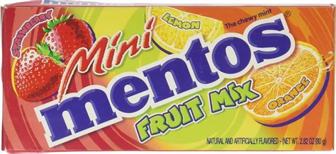 Mini Mentos Fruit Mix Candy 80g Pack Of 3 Uk Grocery