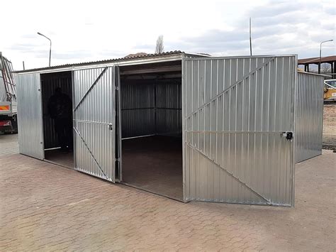 Garáž 6x6 m :: Pozinkované i barevné garáže, sklady, haly a hospodářské ...