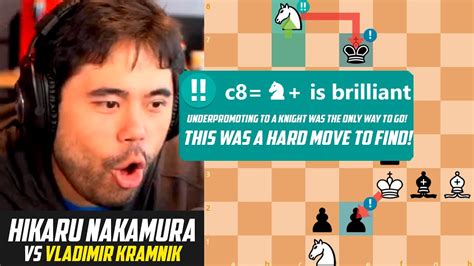 200 IQ Underpromoting By Hikaru Nakamura In A Game Against Vladimir