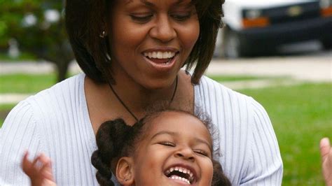 Michelle Obama Comemora Anivers Rio De Anos Da Filha Sasha Minha