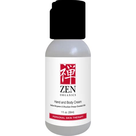 Bergamot Orange Hand And Body Cream Zen Organics