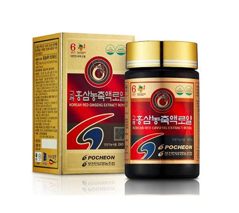 Cao Hồng Sâm Pocheon Korean Red Ginseng Extract Royal 240gr Nhân Sâm Vàng