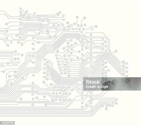 Electronic Design Vector Vector向量圖形及更多電路板圖片 電路板 草圖 設計 Istock